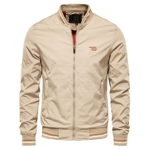 Blouson d'aviateur pour hommes de faible poids blouson d'aviateur imperméable en nylon avec logo personnalisé pour hommes vente en gros - Product Image 1