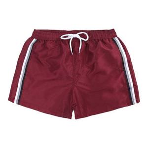 โรงงานราคาถูกผู้ชายฤดูร้อนสีทึบ Beachwear ขายส่งแห้งเร็วระบายอากาศผู้ชายว่ายน้ําสไตล์ถนนสูงกางเกงขาสั้นขนาดบวก - Product Image 5