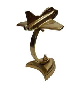 Escultura de latón hecha a mano respetuosa con el medio ambiente artística decoración moderna estatuilla para mesa de oficina sala de estar estante o exhibición Interior - Product Image 5