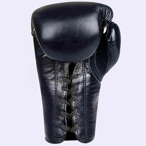 Fabricant de gants de boxe personnalisé nouveau design Home Gym noir rouge bleu imprimé gants de boxe - Product Image 3