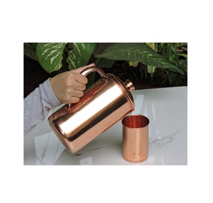 100% <b>Copper</b> Jug European Style Sublimation Pure <b>Copper</b> Drinking Water Jug Home Travelling Wholesale Heat Resistant Insulated - Product Image 6