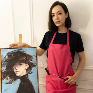 Delantal de Cocina Personalizable BEAM 100% Poliéster Sin Mangas con Diseño de Encaje en la Espalda, Bolsillos Delanteros, Transpirable, Ecológico y No Tejido - Product Image 6