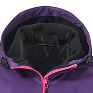 <b>Women's</b> Customizable Zip-Up 100% Polyester <b>Windbreaker</b> <b>Jacket</b> Latest Design Breathable Waterproof with Knitted Weaving Method - Product Image 4