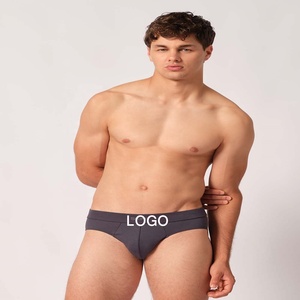 Calzoncillos bóxer para hombre OEM al por mayor de Bangladesh, ropa interior de algodón de punto transpirable con logotipo personalizado, precio barato - Product Image 3