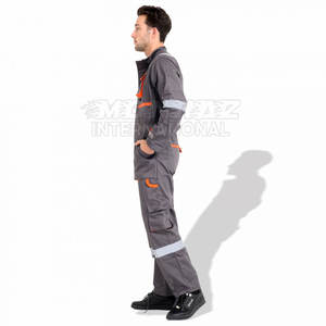 Custom Made High Visibility Reflective <b>Work</b> Coverall New Design Breathable and <b>Waterproof</b> Safety Workwear - Product Image 2