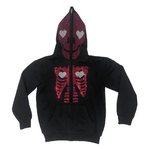 Nouvelle Arrivée Promotionnelle : Sweat à Capuche Homme Printemps Écologique avec Strass, Style Unique, Respirant, en Coton Polaire/Polyester – Matière de Qualité Supérieure - Product Image 1