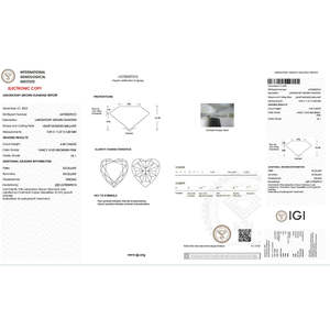 Bague de fiançailles en diamant cultivé en laboratoire couleur miel champagne - Product Image 3