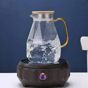 Tetera de Vidrio de Estilo Chino de Lujo con Juego de Tazas, Jarra de Agua de Cerámica Moderna para Café, para Fiestas, Días Festivos, Disponible para Hoteles - Product Image 6