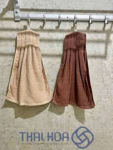 ผ้าฝ้ายเนื้อนุ่มสำหรับแขวนผ้าเทอร์รี่สไตล์เรียบง่ายพิมพ์ลายดอกไม้ - Product Image 2