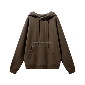 Custom solid color Wholesale thickened <b>fleece</b> <b>hoodie</b> <b>oversize</b> jacket wholesale hoodies unisex <b>Oversize</b> Blank <b>Hoodie</b> for <b>men</b> - Product Image 5