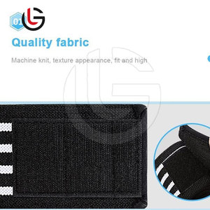 Enveloppe de genou durable fabriquée au Pakistan prix de gros enveloppes de genou d'haltérophilie d'entraînement de compression - Product Image 4