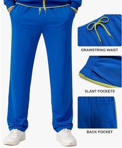 Conjunto Deportivo de Invierno para Hombre, 2 Piezas, Chándal Estampado, Informal, para Correr, con Cremallera, Cálido - Product Image 5