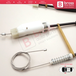 Kit de réparation de lève-vitre BWR5025 avant gauche ou droit pour A5 Sportback 8TA 8T8 2008-2017 8T8837461 8T8837462 - Product Image 6