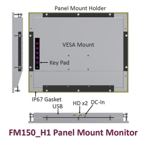 Moniteur industriel à écran tactile - Product Image 3