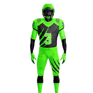 Nuevo 2025 Recortada Sublimación Ropa de fútbol americano Malla de poliéster Boxy Camiseta de fútbol americano personalizada - Product Image 3