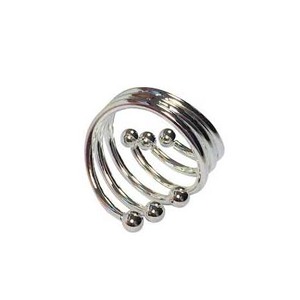 Ronds de serviette Or Poli Feuille Coupe Conception Table À Manger Décor Rond De Serviette - Product Image 2