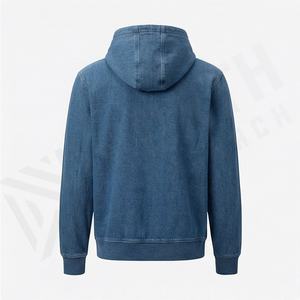Sudadera con Capucha Casual Personalizada 2025, 100% Algodón, para Hombre, Talla Grande, Sudadera de Felpa Lisa con Color Personalizado para Gimnasio - Product Image 2