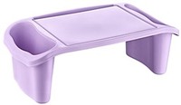 Table d'activités multifonctionnelle durable pour enfants avec compartiments de rangement latéraux, design moderne en plastique pour chambre à coucher et espaces repas extérieurs