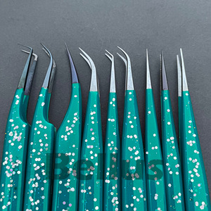 Pince à cils de qualité fiable Outil de maquillage et d'extension de cils en acier inoxydable Marque privée Prêt pour les professionnels de la beauté - Product Image 1