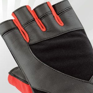 Gants de fitness et d'entraînement légers en cuir respirant avec sangle réglable, personnalisables OEM, pour hommes et femmes, vente en gros - Product Image 2