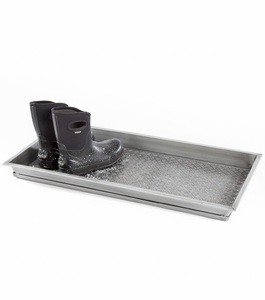 Hot Selling Vintage Design White Home Organization Metal Boot Tray Room <b>Entryway</b> Organizer For Boots And <b>Shoes</b> Factory Priced - Product Image 5