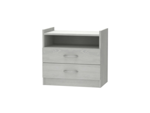 Thiết Kế Hiện Đại 2-Ngăn Kéo 1-Kệ Bảng Điều Khiển Bàn Đầu Giường Với Thông Minh Đèn Ban Đêm Bên Bảng Cho Nhà Hoặc Phòng Khách - Product Image 4