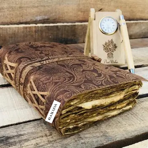 Antique Vintage Leather Cover Journal Notebook Diary With Deckle Edge Handmade Paper Journal Diary - Product Image 5