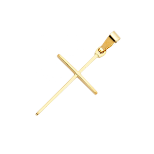 Colgante de cruz latina chapado en oro clásico Unisex de alta calidad, nuevo diseño, accesorio de joyería de aleación de Metal a la moda, cristianos - Product Image 2