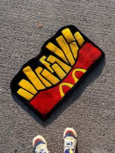 พรมปูพื้นแบบเส้นใยอะคริลิคแบบเส้นขอบหนาไร้รอยต่องานตามสั่ง - Product Image 5