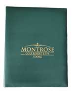 Porte-menu en cuir PU de luxe avec logo personnalisé, format A4, pour hôtel, restaurant, multicolore, certifié ISO9001, haute qualité