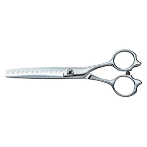 Tijeras de adelgazamiento del cabello al por mayor, tijeras de peluquería de salón de belleza con hoja recta y afilada con reposapiés doble extraíble - Product Image 4