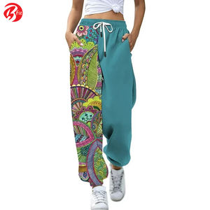 Superbe qualité XL taille femmes hiver Fitness pantalon d'entraînement extérieur polaire tissu plat avant impression par sublimation - Product Image 4