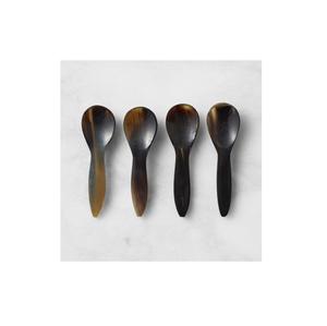 Cuillère en corne de buffle Outils de cuisine Corne de service à salade Cuillère à mélanger cuillère à dîner avec produit en vente - Product Image 3