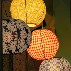 PREMIUM QUALITY FABRIC <b>LANTERNS</b> WHOLESALE EXPORT - Product Image 2