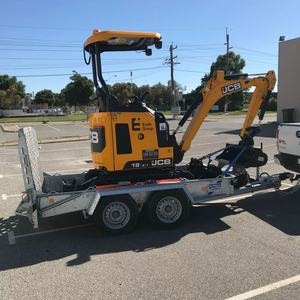 MINI EXCAVATEUR Cabine JCB 8018 d'occasion abordable Mini pelleteuse de 1.8 tonnes en excellent état avec moteur Perkins - Product Image 1