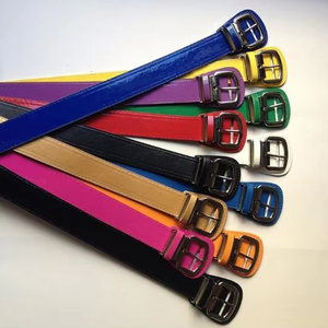 Cinturón de aleación para adolescentes Softball elástico personalizable/cinturón de béisbol Características decorativas de moda Cinturones de tela de seda al por mayor - Product Image 3