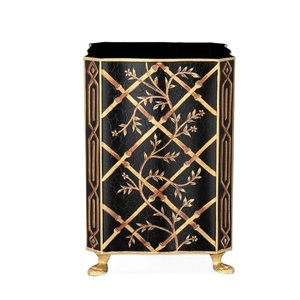 New Arrival Modern Design Home <b>Metal</b> Outdoor Waster <b>Bin</b> Handmade Painted <b>Metal</b> Iron Dust <b>Bin</b> Trash Can Garbage - Product Image 3