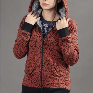 Sweats à capuche pour femmes surdimensionné à manches longues haut court avec cordon de serrage sweats à capuche décontractés col roulé fermeture éclair sweats à capuche courts pour femme - Product Image 2