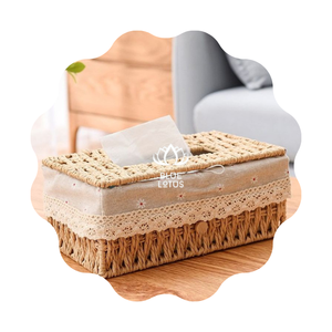 BEST DESIGN WATER HYACINTH BOX <b>CHEAP</b> BIODEGRADABLE BOX NEW COLLECTION FROM BLUE LOTUS VIETNAM - Product Image 1