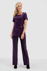 Tunique de salon de beauté personnalisée à étiquette privée, uniforme élastique pour les soins des ongles, spa, gommage, soins infirmiers avec dentelle réglable pour femmes, grande taille - Product Image 3