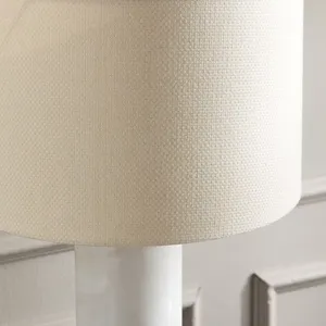 Lampe de table en marbre moderne OEM | Base en marbre blanc élégant, design contemporain pour chambre à coucher, salon et bureau, vente en gros en vrac - Product Image 3