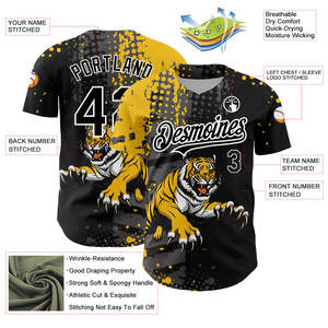 T-shirt d'uniforme de baseball maillot de baseball à la mode personnalisé nouveau maillot d'uniforme de baseball pour hommes prix de gros personnalisation OEM - Product Image 2
