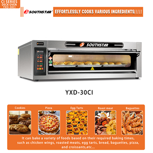 <span class=keywords><strong>Horno</strong></span> Eléctrico Comercial Southstar <span class=keywords><strong>de</strong></span> 3 Bandejas para Panadería con Vidrio Transparente, 380V, Acero Inoxidable - Product Image 3