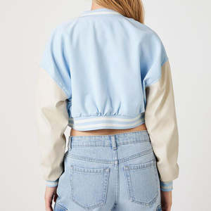 OEM Manufacturer Chenille Embroidery Baseball Varsity <b>Jacket</b> Wholesales Ladies Fashion Letterman Varsity <b>Jacket</b>(PayPal Verified) - Product Image 3