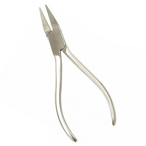 Pince à bijoux en acier inoxydable chirurgical de qualité supérieure, vente en gros, forme plate, poignée en PVC, logo personnalisé - Product Image 6