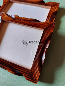 दीवार गैलरी और उपहार उद्देश्यों के लिए ट्रेडबाइड लकड़ी के फोटो फ्रेम हस्तनिर्मित सजावटी देहाती डिजाइन - Product Image 5