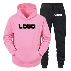 Chándales Deportivos con Capucha y Estampado Lavado Ácido para Hombre, Traje de Jogging Personalizado, Ropa Deportiva Informal de Invierno para Correr y Entrenar, Venta al Por Mayor OEM - Product Image 3