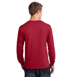 Camiseta de manga larga 100% algodón personalizada Camiseta de manga larga de alta calidad - Product Image 5