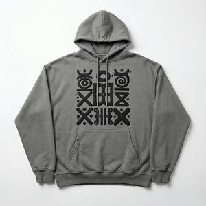 Sudadera con Capucha Premium Ancestral Slouch para Hombre, Ropa Urbana de Diseñador, Estilo Viral, Estilo Urbano, Estampado Puff de Gran Peso, Estilo Y2K, Prenda Cultural - Product Image 1