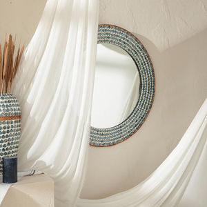 Exquisito espejo colgante de pared con incrustaciones de madreperla elegante espejo montado en la pared hecho a mano para sala de estar dormitorio Oficina Hotel - Product Image 4